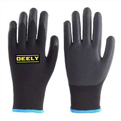 Cold Resistant rau lub caij ntuj no paj rwb Knitted Nitrile Foam hnab looj tes