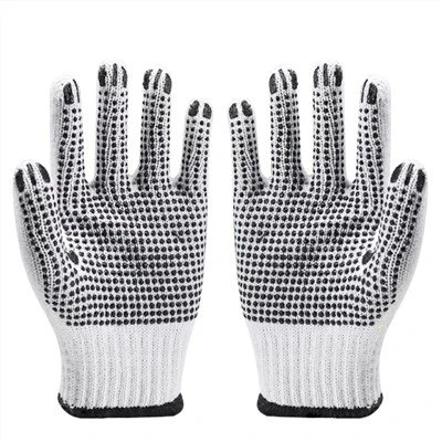Paj Rwb Knitted Liner Dub Xiav PVC Dotted Hnab looj tes